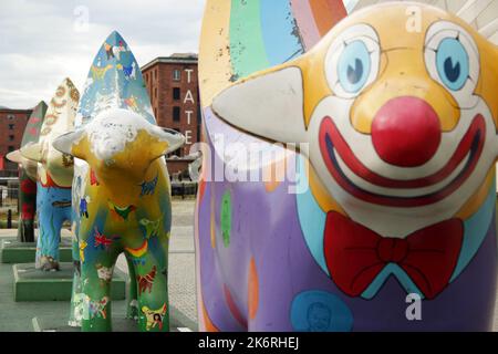 Superlambanana on the Pierhead in Liverpool, England, UK Stock Photo