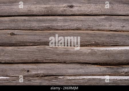 wooden wall background with black vignette borders  Stock Photo