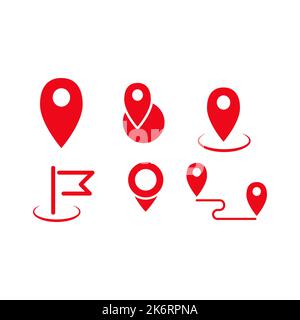Locate icon, Location pin icon. Map pin place marker. Stock Vector