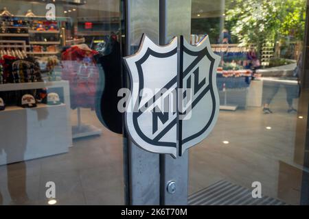 The NHL Store in New York City, for hockey fans 