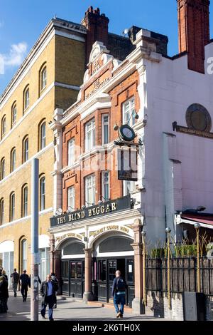 The Blind Beggar Pub, Whitechapel Road, Whitechapel, London Borough of Tower Hamlets, Greater London, England, United Kingdom Stock Photo