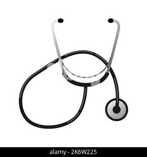 Stethoscope icon. Cartoon of sickle. - Vector Stock Vector