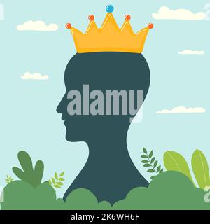 Pride. Seven deadly sins. Bible. Vector illustration Stock Vector Image
