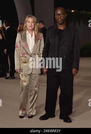 Los Angeles, USA. 15th Oct, 2022. Bianca Stigter and Steve McQueen walking the red carpet at the Second Annual Academy Museum Gala at the Academy Museum of Motion Pictures in Los Angeles, CA on October 15, 2022. (Photo By Scott Kirkland/Sipa USA) Credit: Sipa USA/Alamy Live News Stock Photo