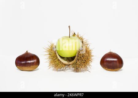 mini apple Stock Photo