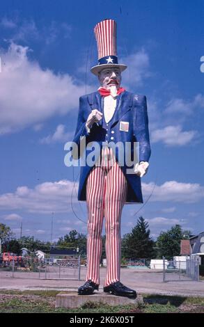 John Margolies - Roadside America - Uncle Sam Fast Food, Toledo, Ohio, USA Stock Photo