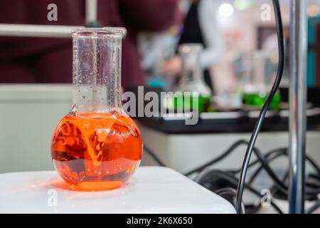 Automatic Stirrer Mixer Device in Laboratory, for Solution Liquid in Vials  in Motion Stock Image - Image of expertise, clinical: 127814007