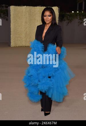 Keke Palmer walking the red carpet at the Second Annual Academy Museum ...