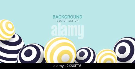 Abstract background with 3d geometric shapes. Modern cover design.  Stock Vector
