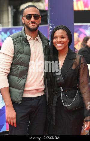 Studio teams arrive at, The Inspection - BFI London Film Festival, on 16 October 2022, London, UK. Stock Photo