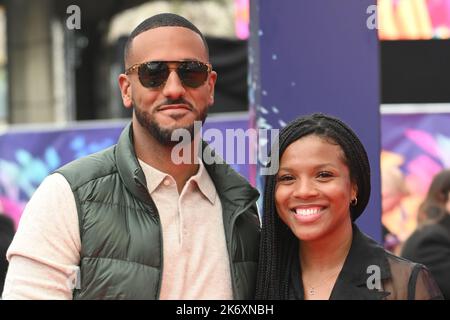 Studio teams arrive at, The Inspection - BFI London Film Festival, on 16 October 2022, London, UK. Stock Photo