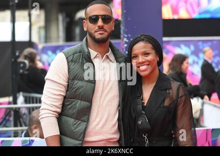 Studio teams arrive at, The Inspection - BFI London Film Festival, on 16 October 2022, London, UK. Stock Photo