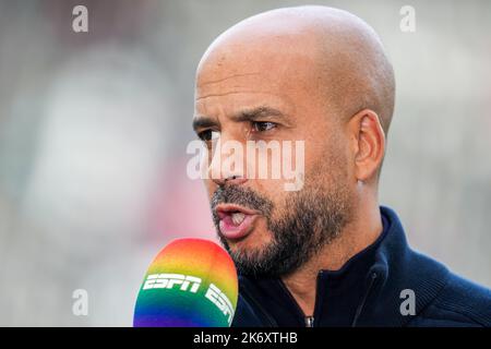 Alkmaar - AZ Alkmaar coach Pascal Jansen during the match between AZ Alkmaar v Feyenoord at AFAS Stadion on 16 October 2022 in Alkmaar, Netherlands. (Box to Box Pictures/Yannick Verhoeven) Stock Photo