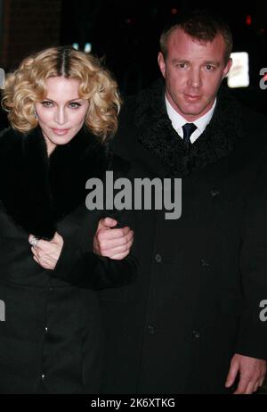 Madonna and Guy Ritchie attend the screening of 'Revolver' at Tribeca Grand Screening Room in New York City on December 2, 2007.  Photo Credit: Henry McGee/MediaPunch Stock Photo