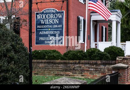 Woodrow Wilson Presidential Library and museum. Stock Photo