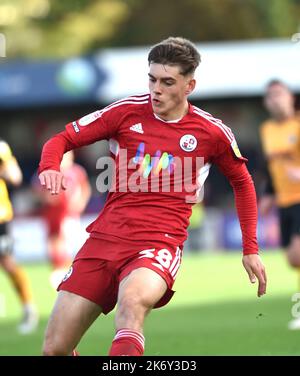 Tom Fellows of Crawley during the EFL League Two match between Crawley ...