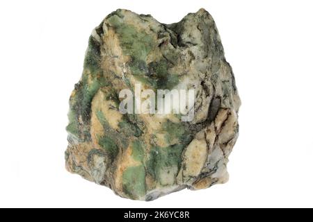 tree agate from Brazil isolated on white background Stock Photo