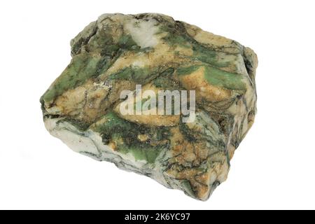 tree agate from Brazil isolated on white background Stock Photo