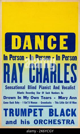 Ray charles concert poster hi-res stock photography and Ray charles concert poster hi-res stock photography and