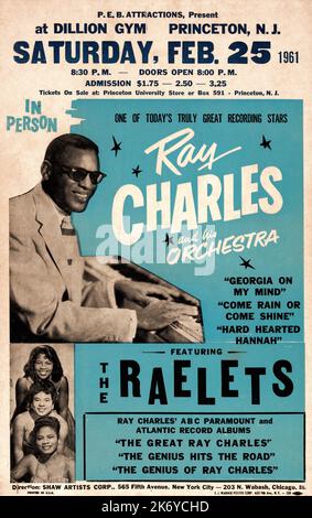 Ray charles concert poster hi-res stock photography and Ray charles concert poster hi-res stock photography and