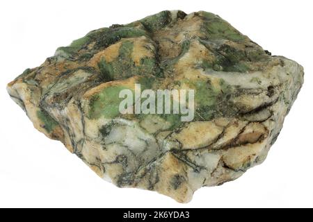 tree agate from Brazil isolated on white background Stock Photo