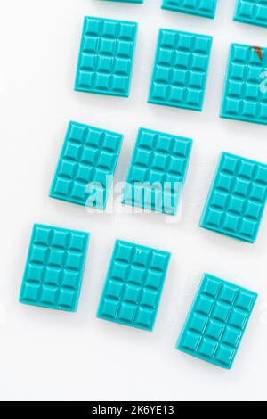 Mini mermaid chocolate bars Stock Photo