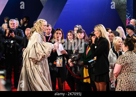 London, UK. 16th Oct, 2022. Glass Onion: A Knives Out Mystery - BFI London Film Festival,  Closing Night Gala on 16 October 2022, London, UK. Credit: See Li/Picture Capital/Alamy Live News Credit: See Li/Picture Capital/Alamy Live News Credit: See Li/Picture Capital/Alamy Live News Stock Photo