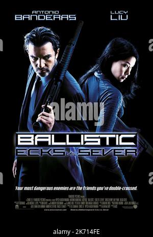 ANTONIO BANDERAS, LUCY LIU, BALLISTIC: ECKS VS. SEVER, 2002 Stock Photo