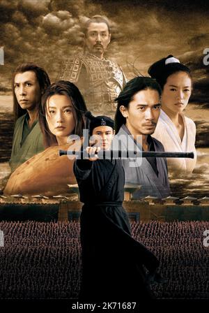 DONNIE YEN, MAGGIE CHEUNG, JET LI, TONY LEUNG CHIU WAI, ZIYI ZHANG, HERO, 2002 Stock Photo