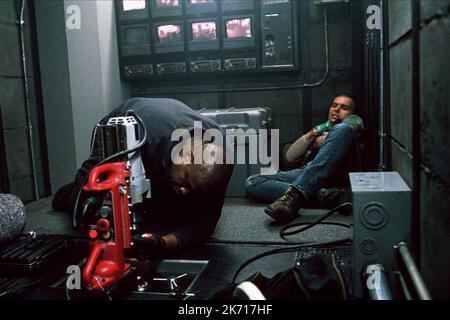 FOREST WHITAKER, DWIGHT YOAKAM, PANIC ROOM, 2002 Stock Photo