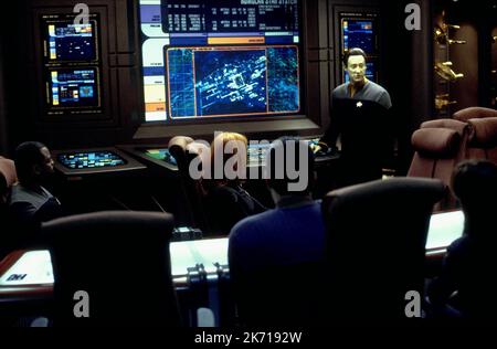 LEVAR BURTON, BRENT SPINER, STAR TREK: NEMESIS, 2002 Stock Photo