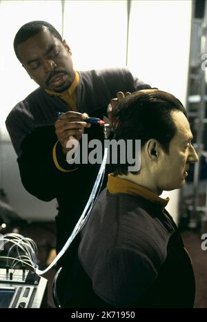 LEVAR BURTON, BRENT SPINER, STAR TREK: NEMESIS, 2002 Stock Photo