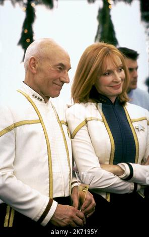 PATRICK STEWART, GATES MCFADDEN, STAR TREK: NEMESIS, 2002 Stock Photo