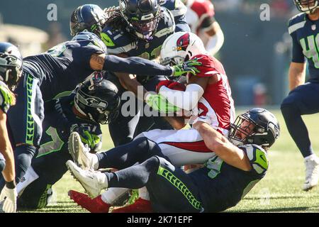 Seattle Seahawks linebacker Nick Bellore (44) in action during an NFL  football game against the New Orleans Saints, Sunday, Oct. 9, 2022, in New  Orleans. (AP Photo/Tyler Kaufman Stock Photo - Alamy