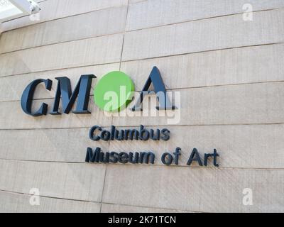 Columbus Museum of Art sig CMOA in Columbus Ohio USA Stock Photo