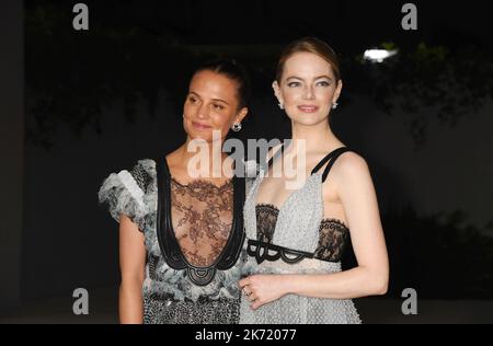 Emma Stone and Alicia Vikander attend The 2019 Met Gala Celebrating Camp:  Notes On Fashion at The Metropolitan Museum of Art on May 06, 2019 in New  York City. Photo by Lionel