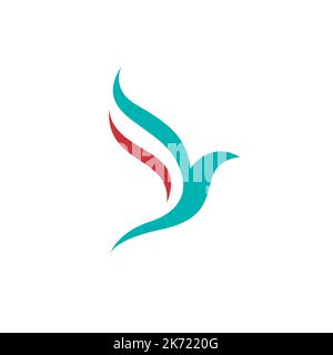 Bird Abstract Logo Stock Vector