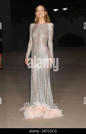 Los Angeles, Ca. 15th Oct, 2022. Olivia Wilde attends the 2nd Annual Academy Museum Gala at Academy Museum of Motion Pictures on October 15, 2022 in Los Angeles, California. Credit: Jeffrey Mayer/Jtm Photos/Media Punch/Alamy Live News Stock Photo