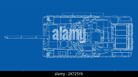 Tank. Vector rendering of 3d Stock Vector Image & Art - Alamy