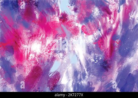 abstract background with colorful brush strokes vector design illustration Stock Vector