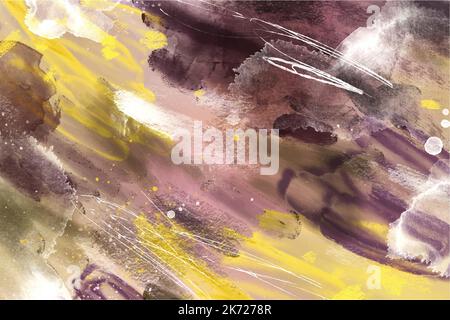 abstract background with colorful brush strokes vector design illustration Stock Vector