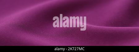 Purple iridescent fabric texture background. Luxurious pattern of draped fabric Stock Photo