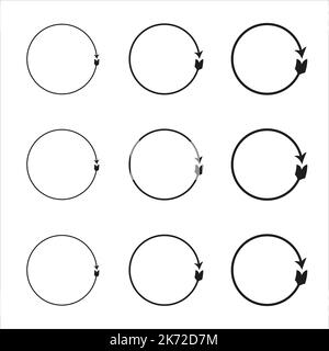 Set of grunge circles. Frame super set. Speed lines in circle form ...