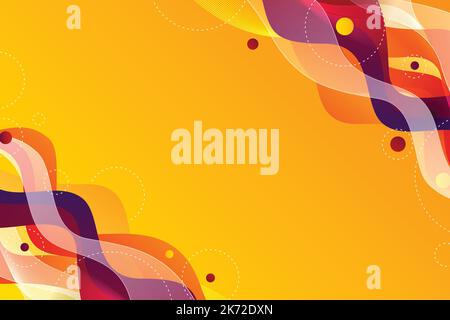 gradient dynamic wavy background vector design illustration Stock Vector