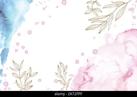 watercolor abstract background vector design illustration Stock Vector