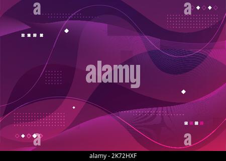 gradient wavy background vector design illustration Stock Vector