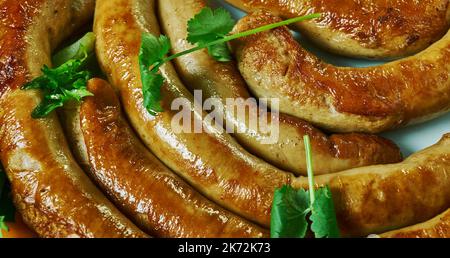 Hasipe - Uzbek sausage close up Stock Photo