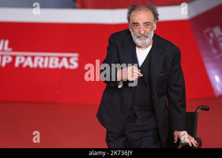 Alessandro Haber attends the red carpet of the movie 'La divina cometa' at the opening of Rome Film Fest at Auditorium Parco della Musica. Stock Photo