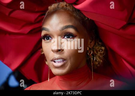 Janelle Monae. Glass Onion: A Knives Out Mystery. BFI London Film Festival, Royal Festival Hall, Southbank, London. UK Stock Photo