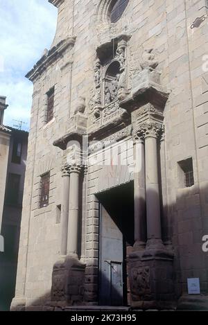 IGLESIA DE LA PIEDAD - SIGLO XVII - BARROCO CATALAN. Location: iglesia de la Piedad. VIC. Barcelona. SPAIN. Stock Photo